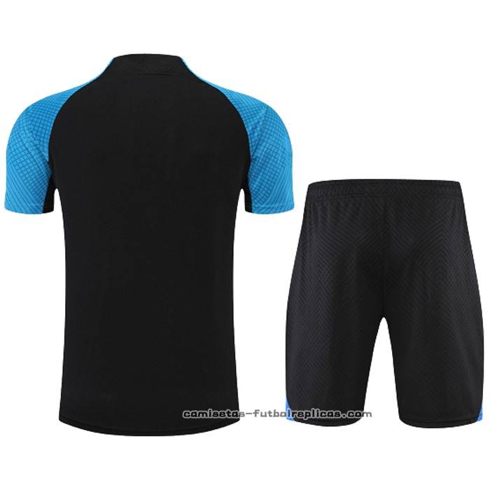 Chandal del Inter Milan Manga Corta 2022-2023 Negro - Pantalon Corto